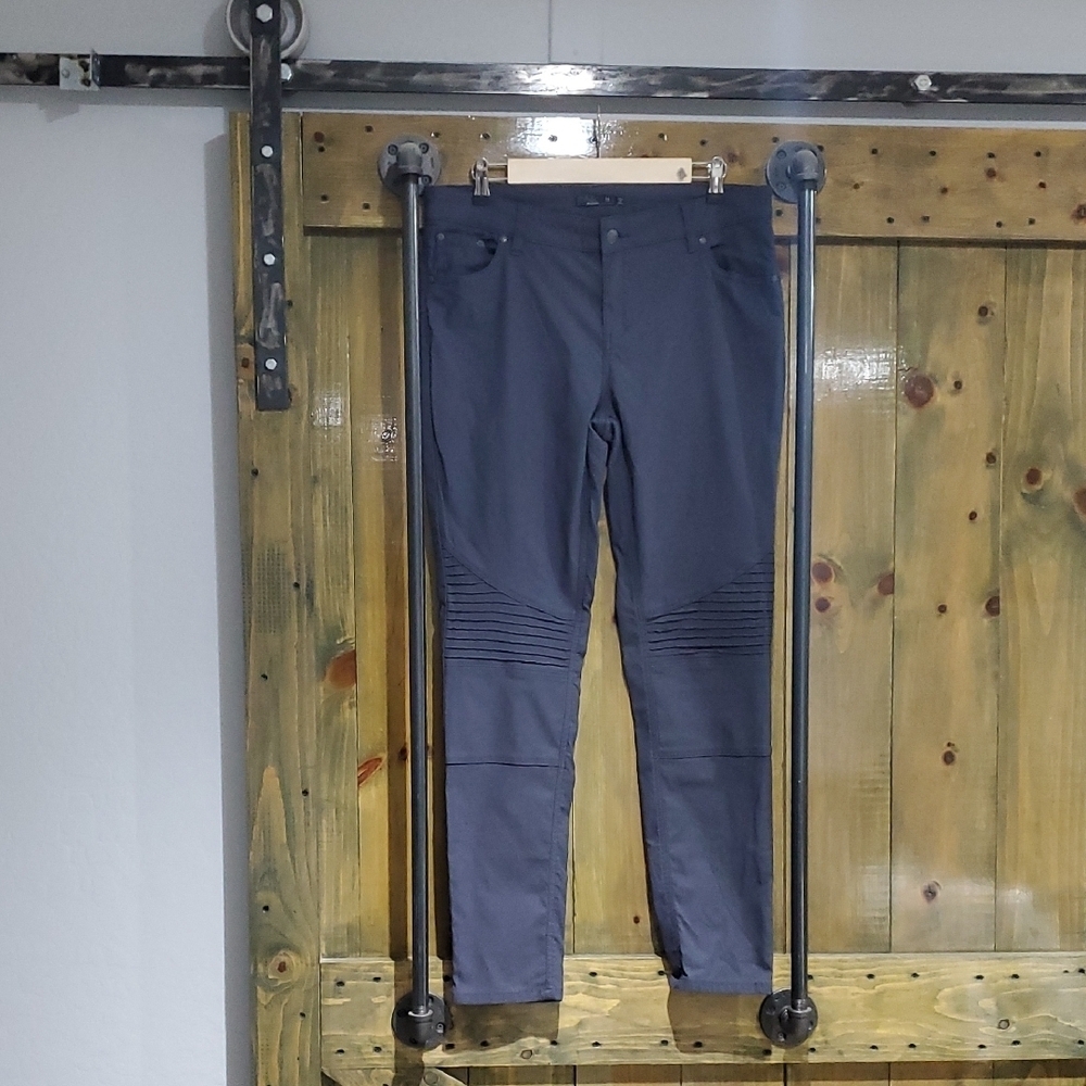 Prana Dark Gray Slim Fit Jeans with Tapered Leg